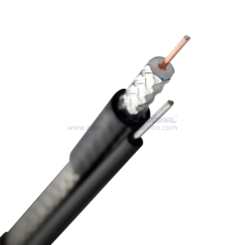 RG677 Tri PVC Messenger Coaxial Cable Buy catv coaxial cable, RG6