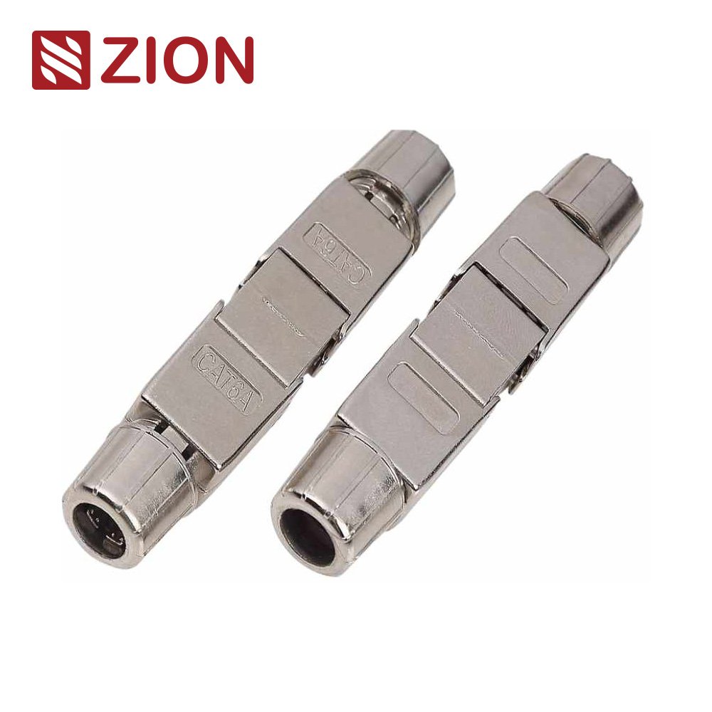 ZION ZC-603S-1-C6A-B1 CAT6A shielded field termination plug